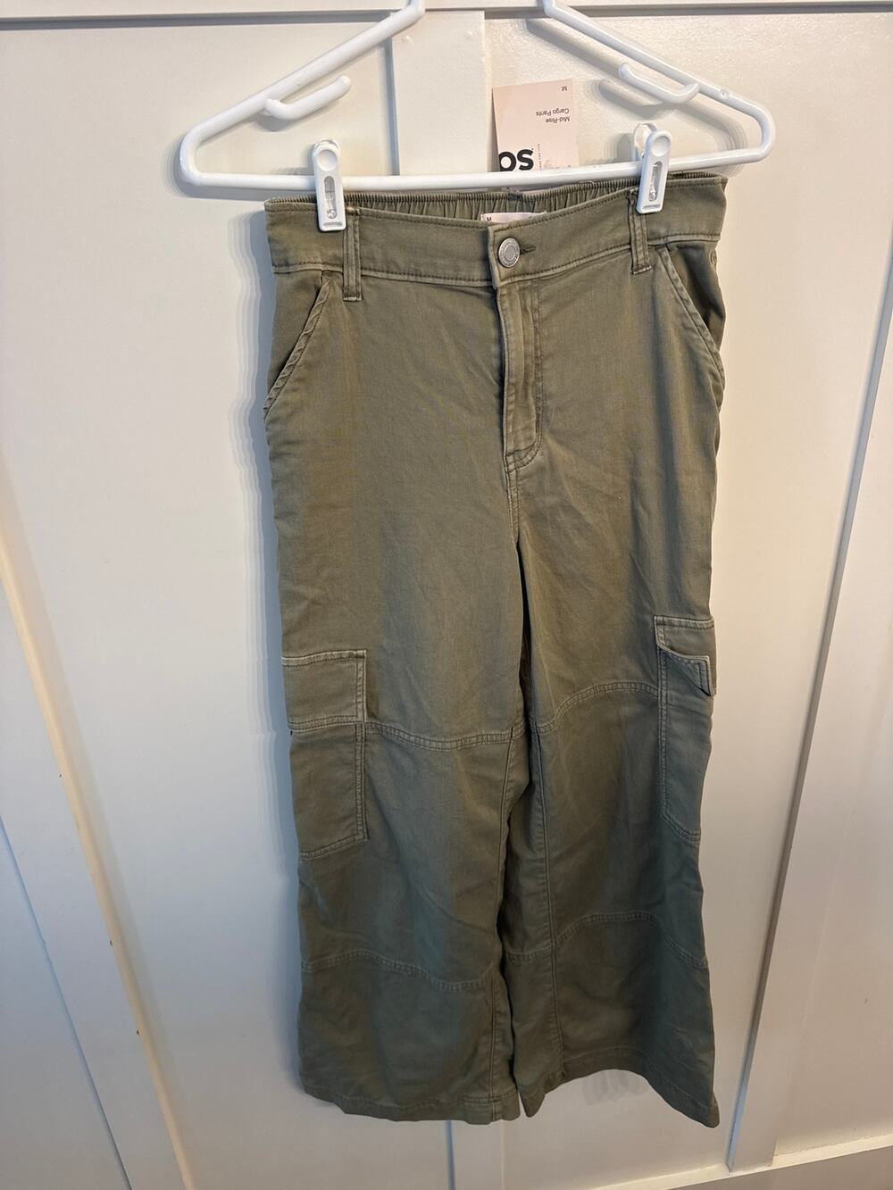 SO Olive Green Mid-Rise Cargo Pants Size M